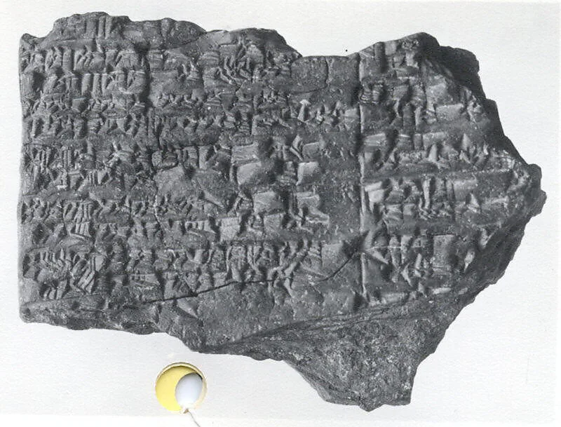 Cuneiform tablet: nir-gal lu e-NE, shuilla — Unknown