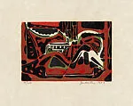 Untitled (Red, Black and Green Abstraction) — John Murray Barton
