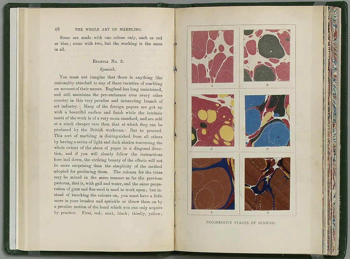 The Whole Art of Marbling as Applied to Paper, Book Edges, etc. — Charles W. Woolnough