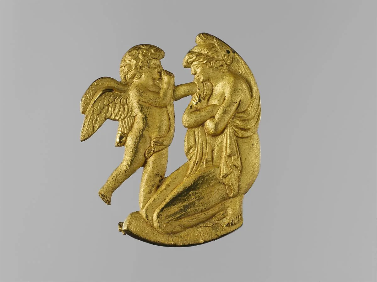 Cupid and Venus Appliqué — Henry Kellam Hancock