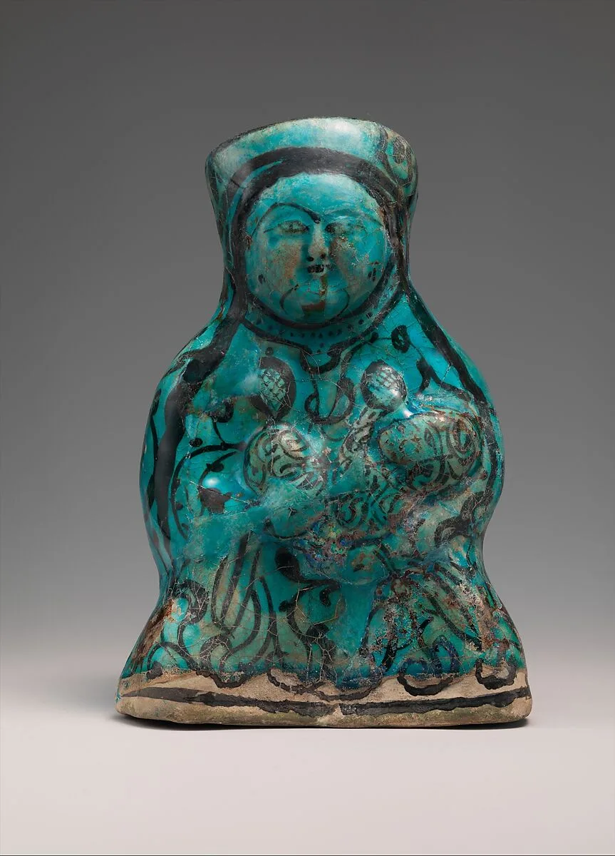 Molded Vessel in the Form of a Mother and Child — Unknown