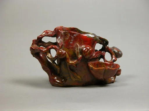 清 碧石桃樹花插|Flower holder in the shape of a peach tree