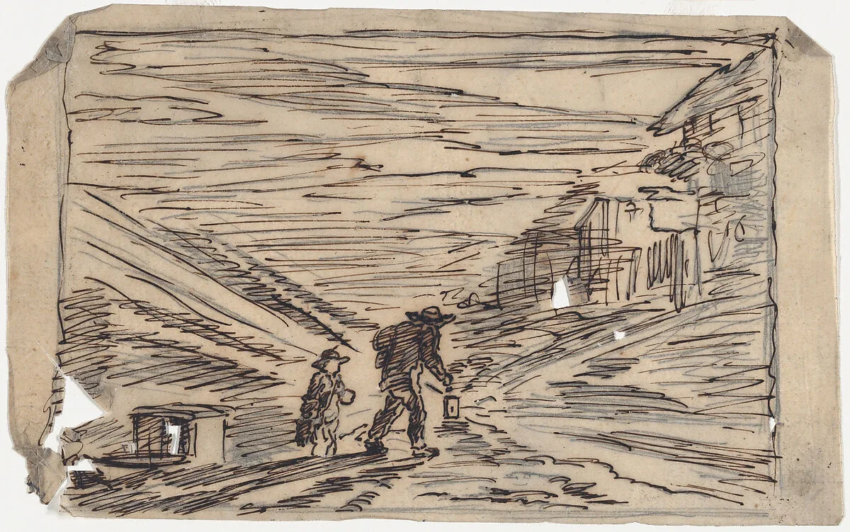 The Search for an Inn — Charles-François Daubigny