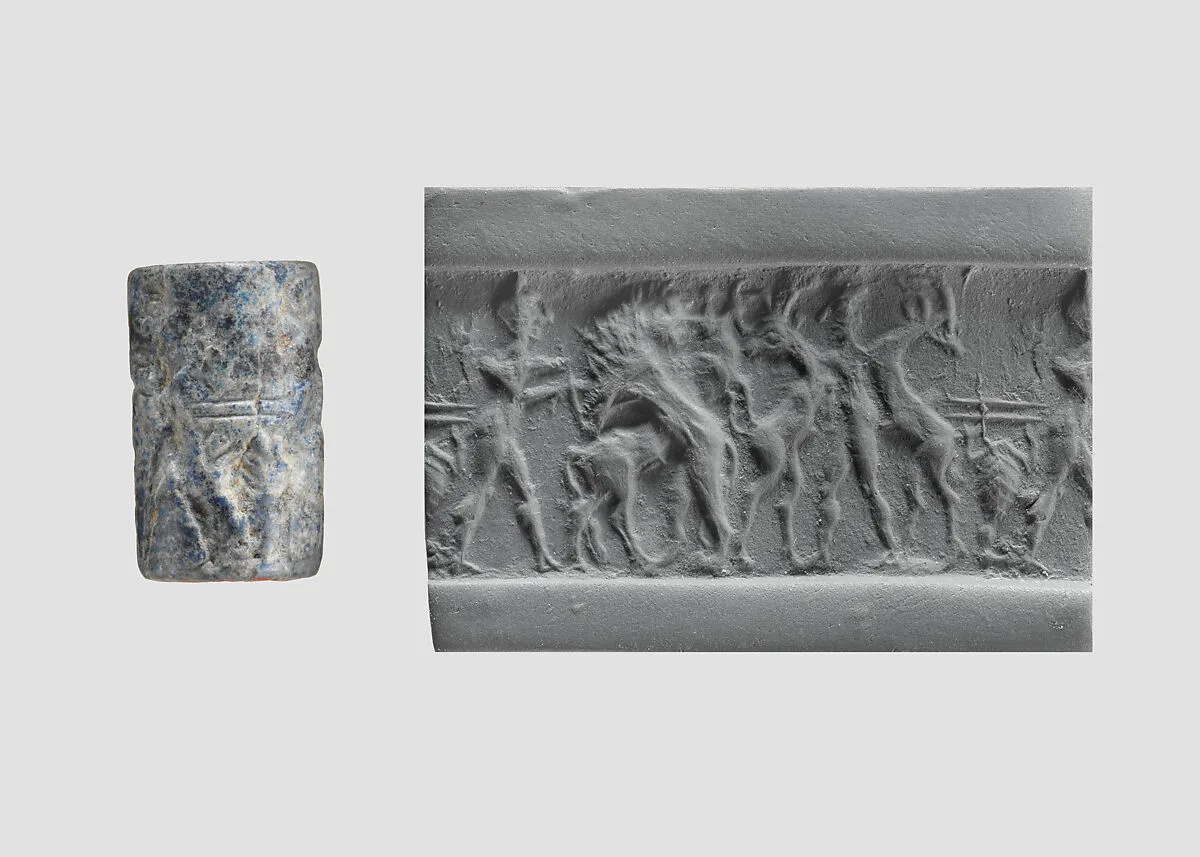 Cylinder seal and modern impression — Unknown