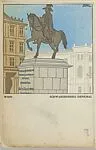 Vienna: Schwarzenberg Monument (Wien: Schwarnzenberg Denkmal) — Wiener Werkstätte|Emil Schmal