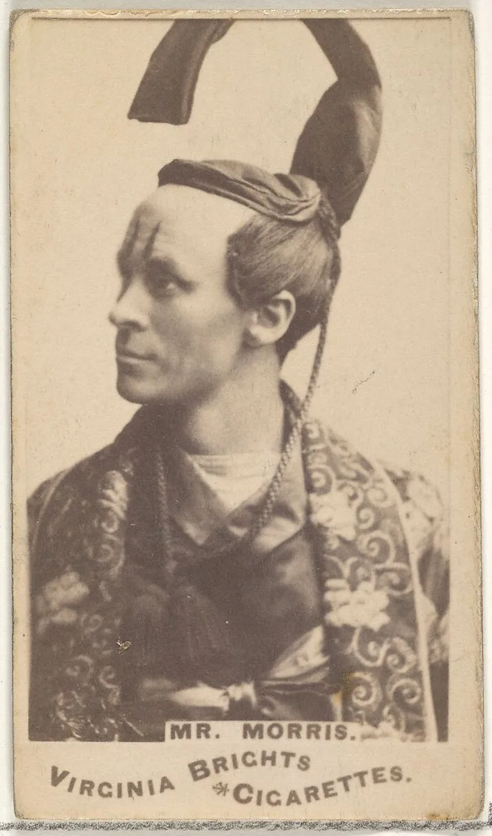 Mr. Morris, from the Actors and Actresses series (N45, Type 1) for Virginia Brights Cigarettes — Allen & Ginter