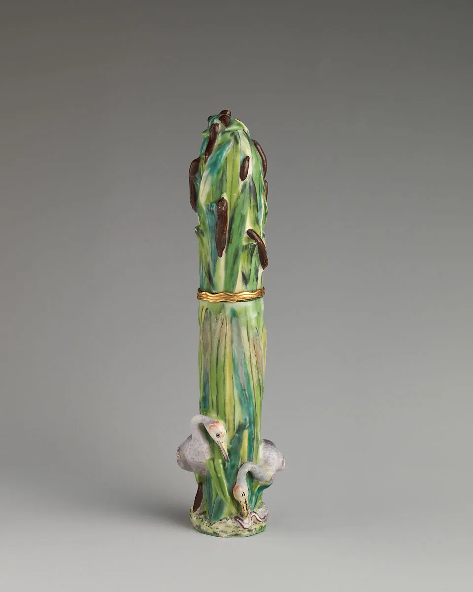 Cranes amid seagrass — Chelsea Porcelain Manufactory