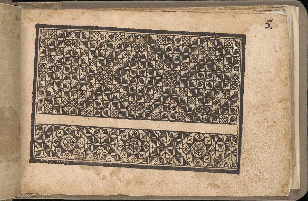 Schön newes Modelbuch (Page 5r) — Sigismundus Latomus