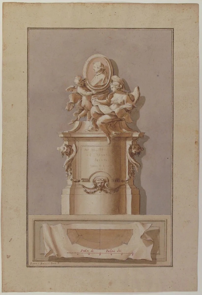 Design for a Tomb — Pietro Bracci