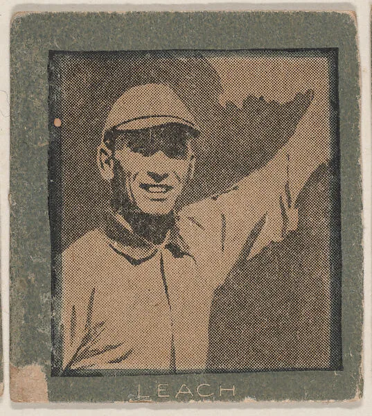Leach from the Baseball strip card candy series (W555) — Unknown