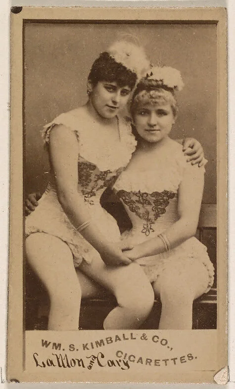 La Mon and Cary, from the Actresses series (N203) issued by Wm. S. Kimball & Co. — William S. Kimball & Company