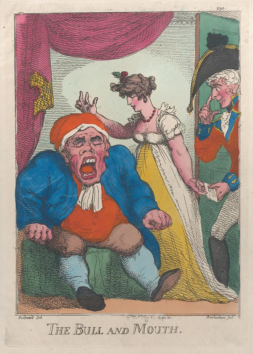 The Bull and Mouth — Thomas Rowlandson|George Murgatroyd Woodward|Thomas Tegg
