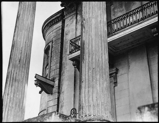 [Façade Corner of Belle Grove Plantation, White Castle, Louisiana]