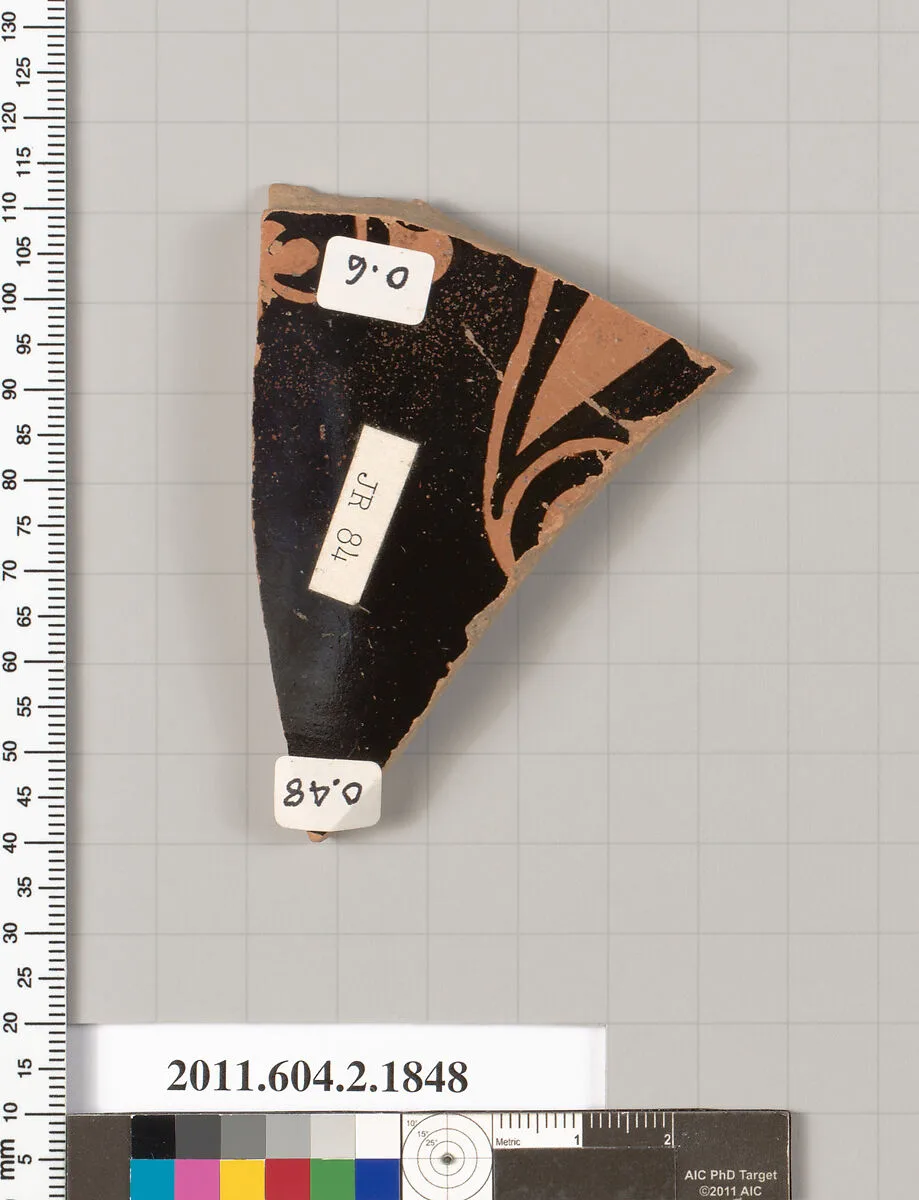 Terracotta fragment of a skyphos (deep drinking cup) — Unknown