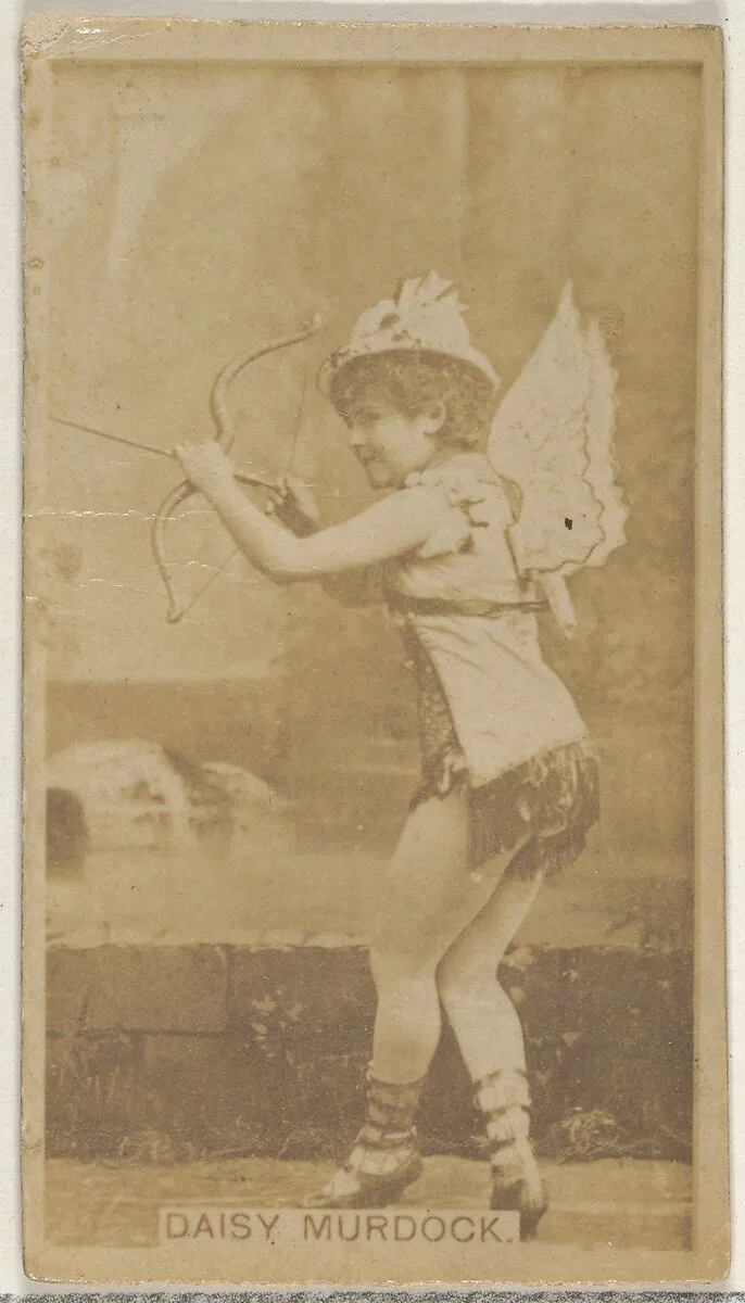 Daisy Murdoch, from the Actors and Actresses series (N45, Type 8) for Virginia Brights Cigarettes — Allen & Ginter
