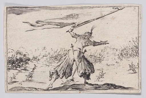 Reverse Copy of Le Porte-Étendard (The Standard Bearer), from Les Caprices