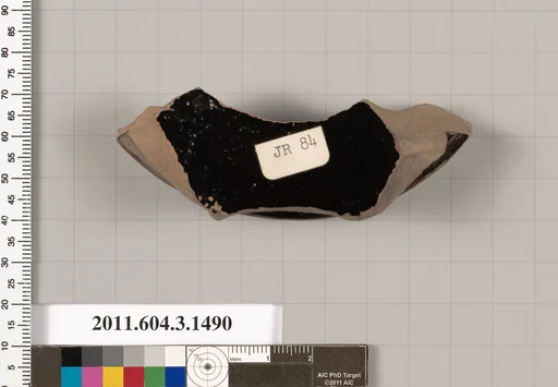 Terracotta fragment of a skyphos (deep drinking cup)