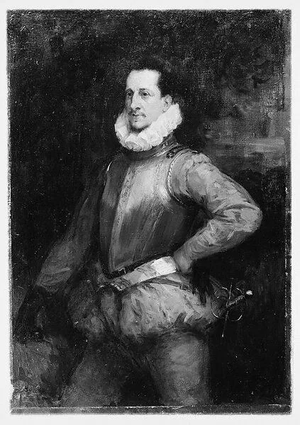 William H. Riggs (1837–1924) in Sixteenth-Century Half-Armor — Ferdinand Humbert