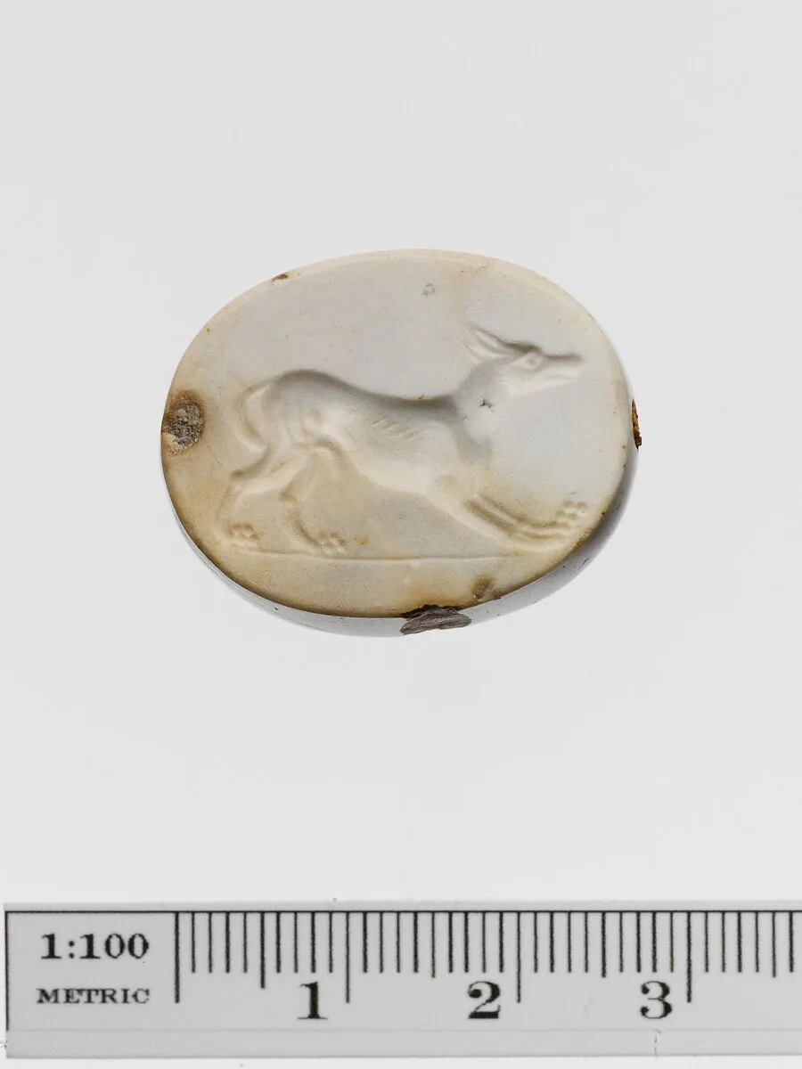 Carnelian scaraboid seal — Unknown