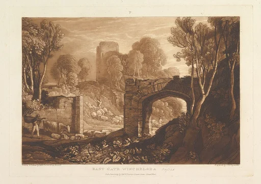 East Gate, Winchelsea, Sussex (Liber Studiorum, part XIV, plate 67)