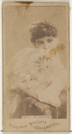 May Newman, from the Actors and Actresses series (N45, Type 1) for Virginia Brights Cigarettes