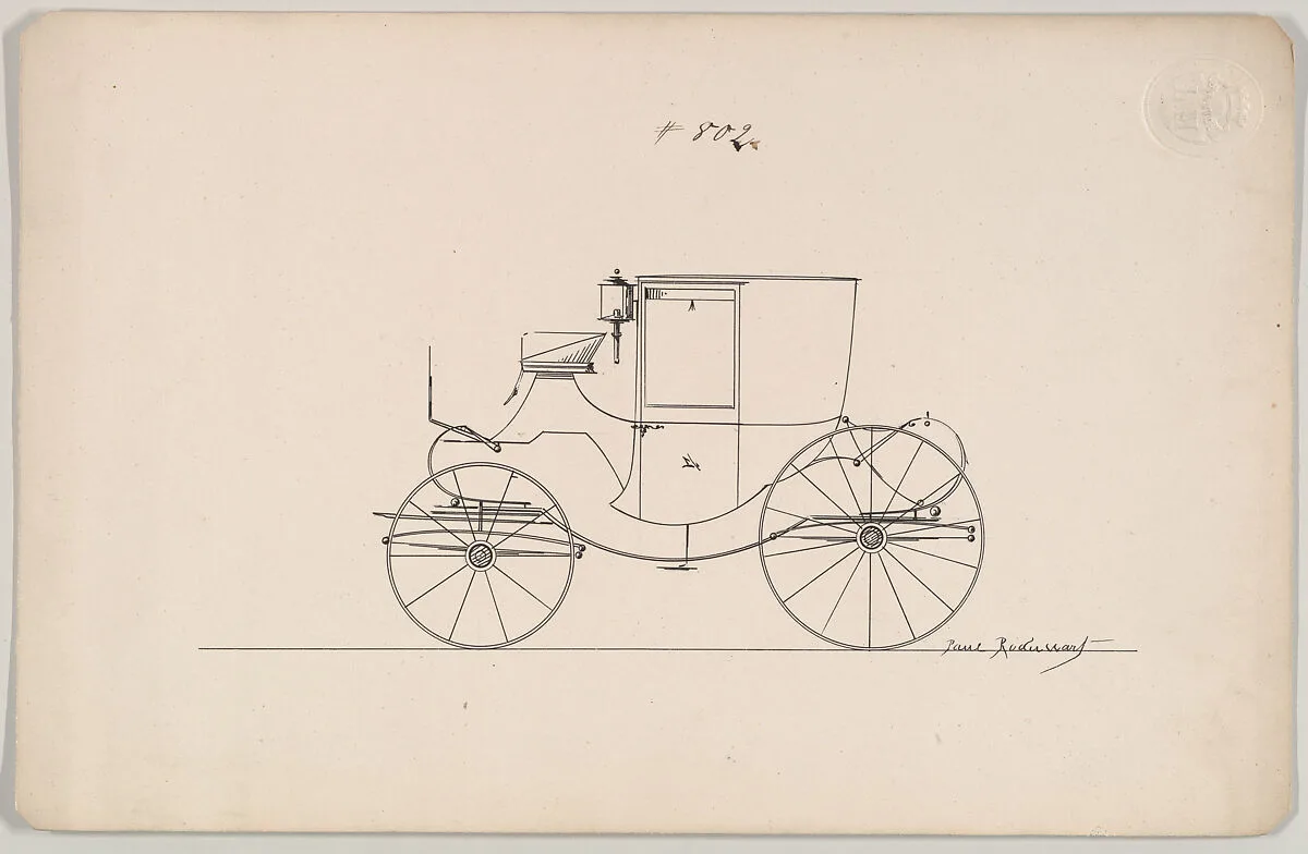 Design for Chariot, no. 802 — Brewster & Co.|Paul Rodissart