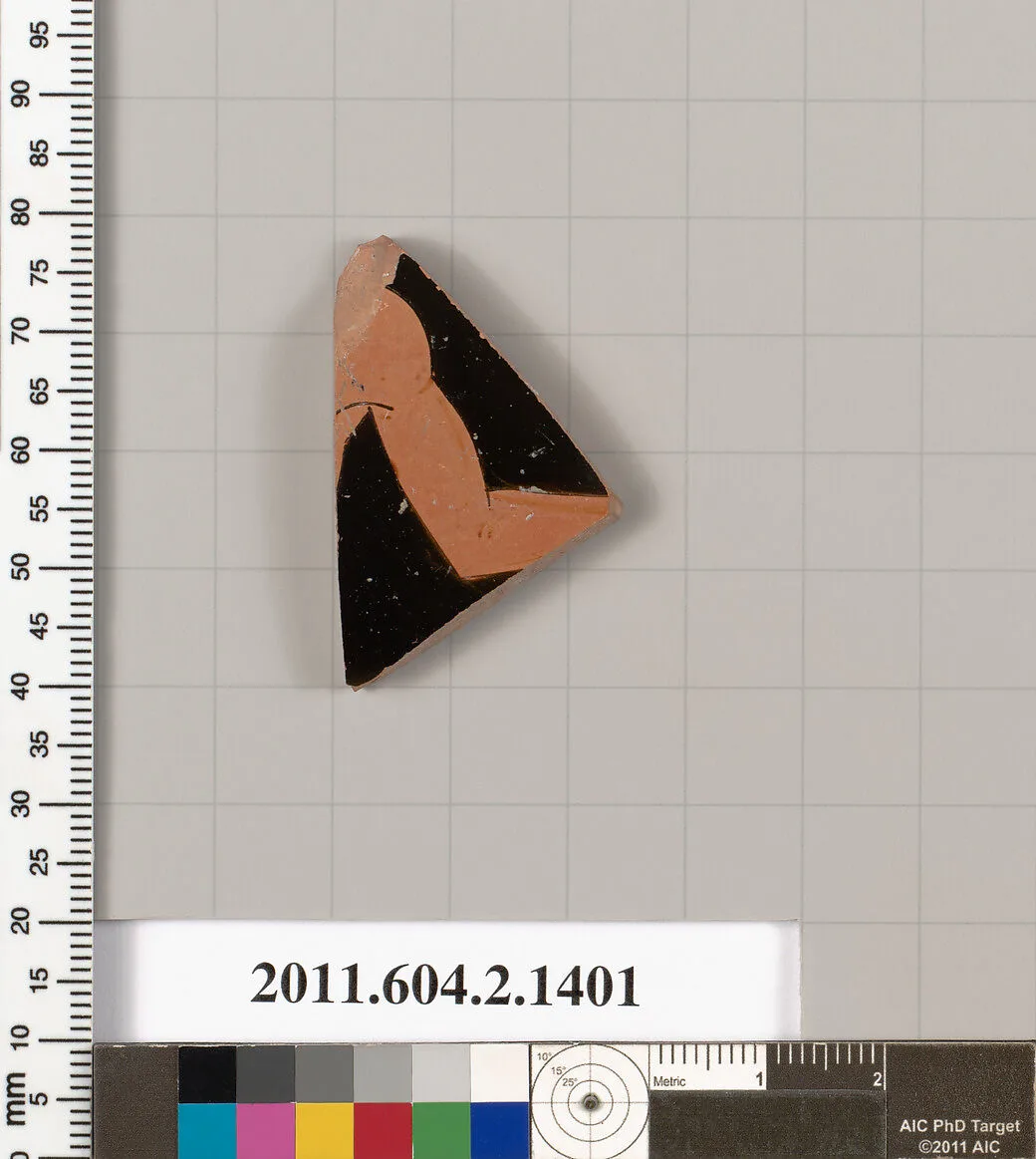 Terracotta fragment of a skyphos (deep drinking cup) — Unknown
