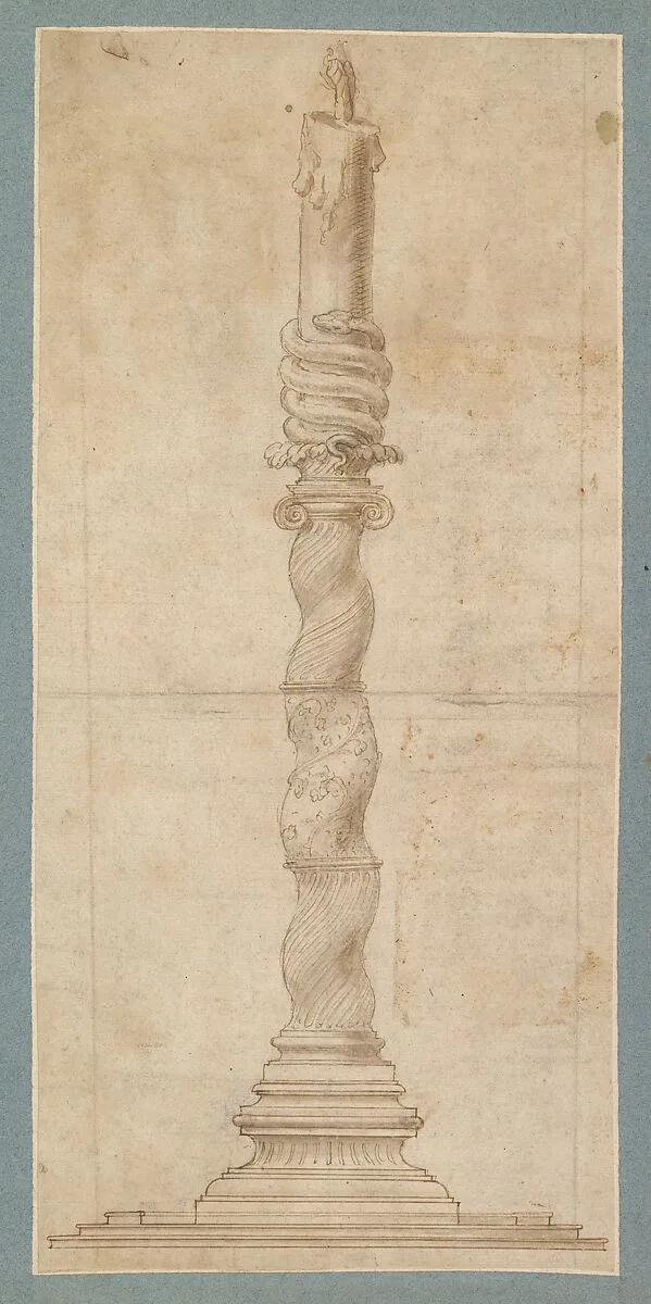Design for a Candlestick — Giulio Romano