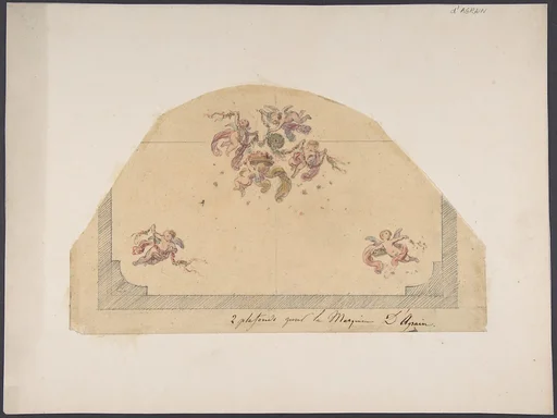 Design for Ceiling with Cherubs