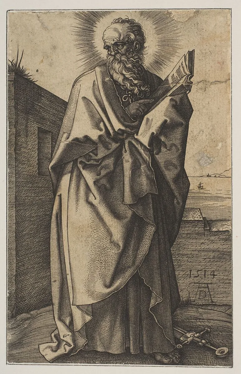 Saint Paul (copy) — Jan (Johannes) Wierix|Albrecht Dürer