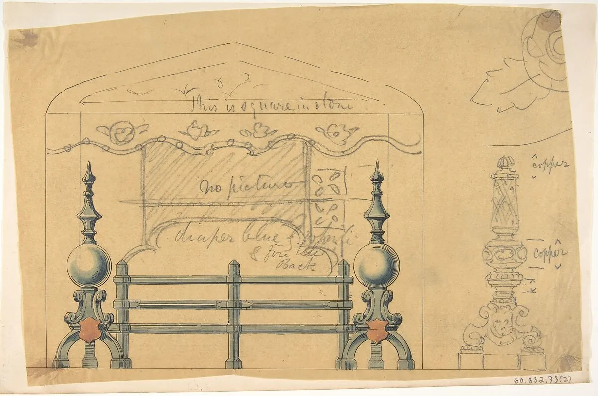 Design for Grate — Anonymous, British, 19th century