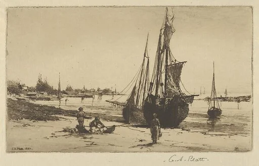 Boats at Low Tide