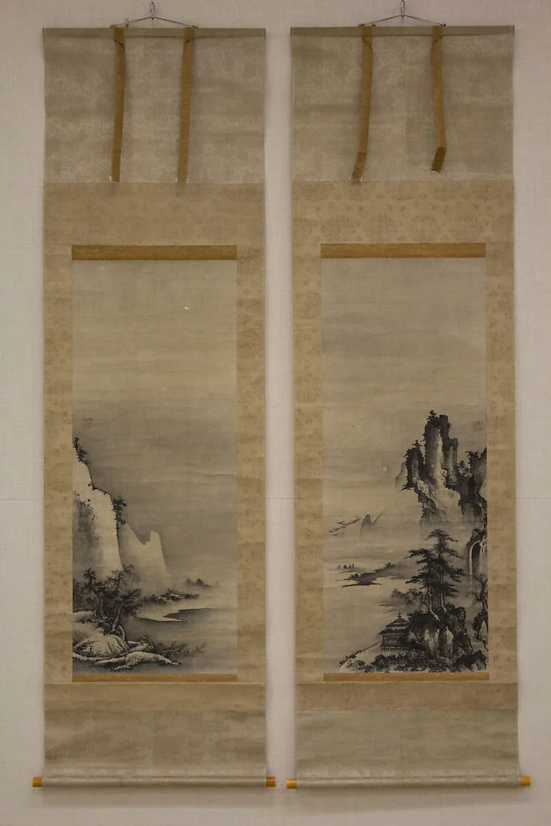 秋冬景山水図|Landscapes of Autumn and Winter — Tenshō Shūbun