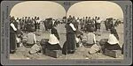 [Group of 3 Stereograph Views of Bulgarians in Traditional Clothing]