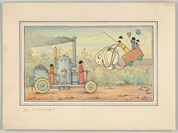 Joie de Campagne (Pleasures of the Country), a "Wigglemuch" Design — Herbert E. Crowley