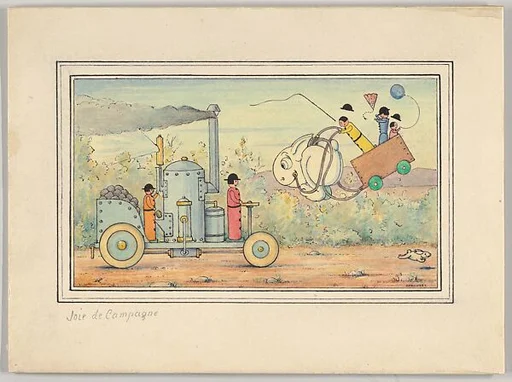 Joie de Campagne (Pleasures of the Country), a "Wigglemuch" Design
