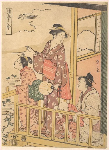鳥文斎栄之画 「諸鳥十二禽」 尾長鳥|A Long-Tailed Fowl (Onagadori), from the series Twelve Assorted Birds (Shochō jūnikin)