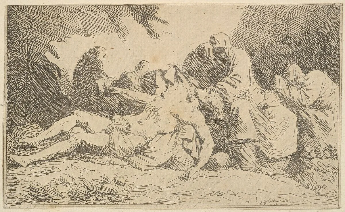 Le Christ au tombeau (The Entombment) — Jean Jacques Lagrenée