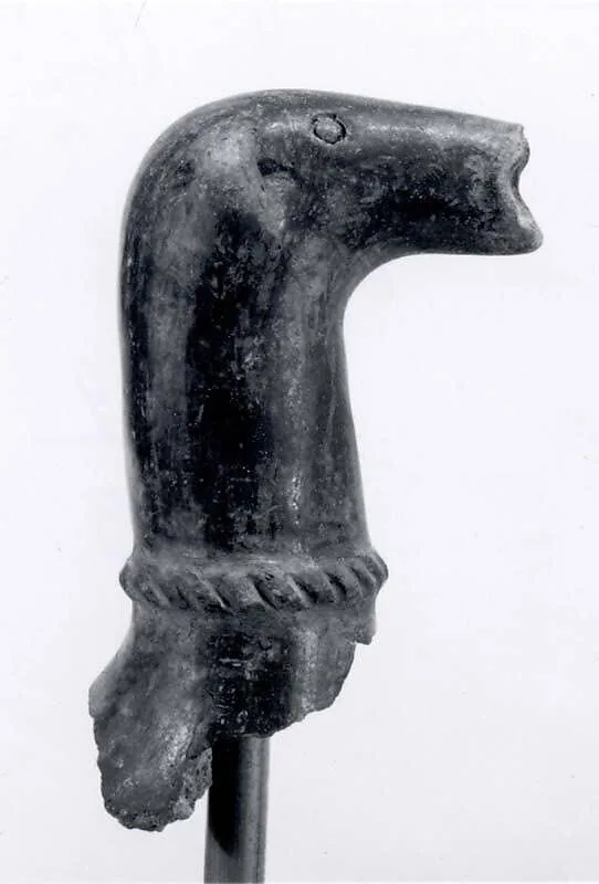 Jar spout with animal head — Unknown