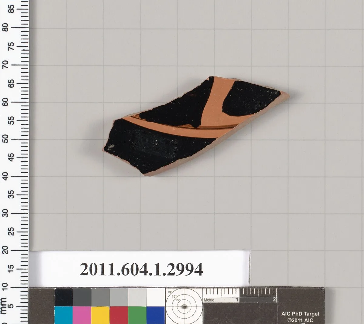 Terracotta fragment of a kylix (drinking cup) — Unknown