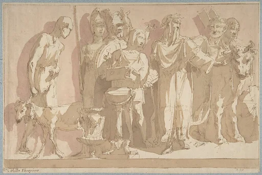 Scene of Antique Sacrifice