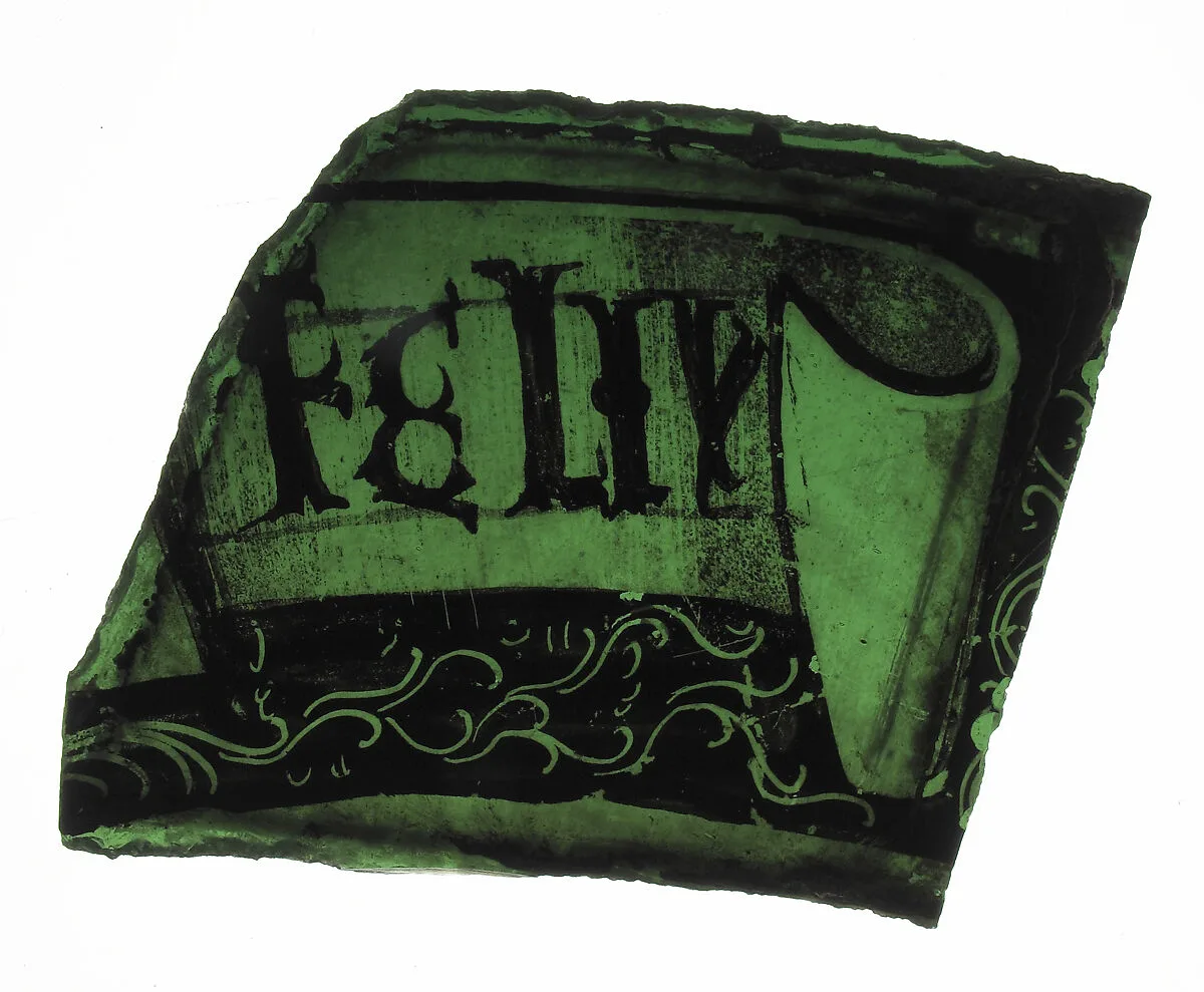 Glass Fragment — Unknown