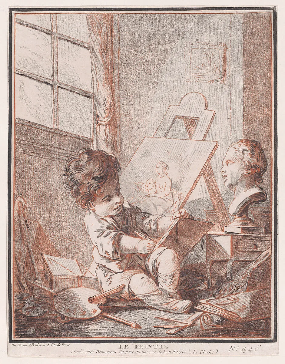 The Painter — Gilles Demarteau|Jean François Clermont
