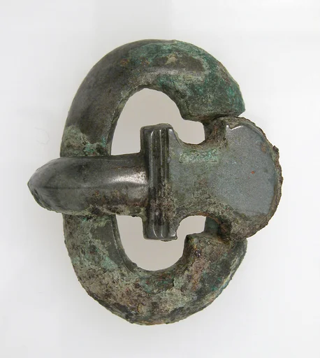 Belt Tongue and Oval Loop from a Buckle