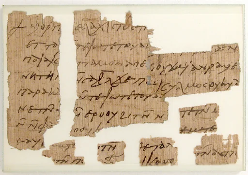 Papyri Fragments of a Letter to Pesenthius