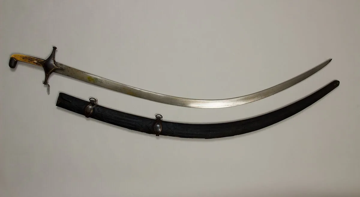 Sword (Shamshir) with Scabbard — Unknown
