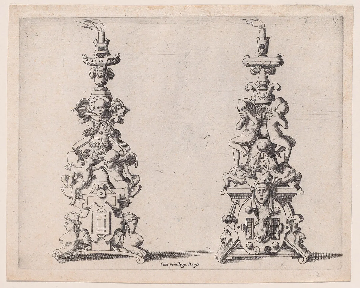 Two Candlesticks — René Boyvin