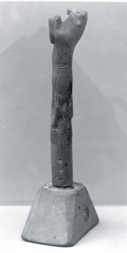 Handle of whip or fly whisk