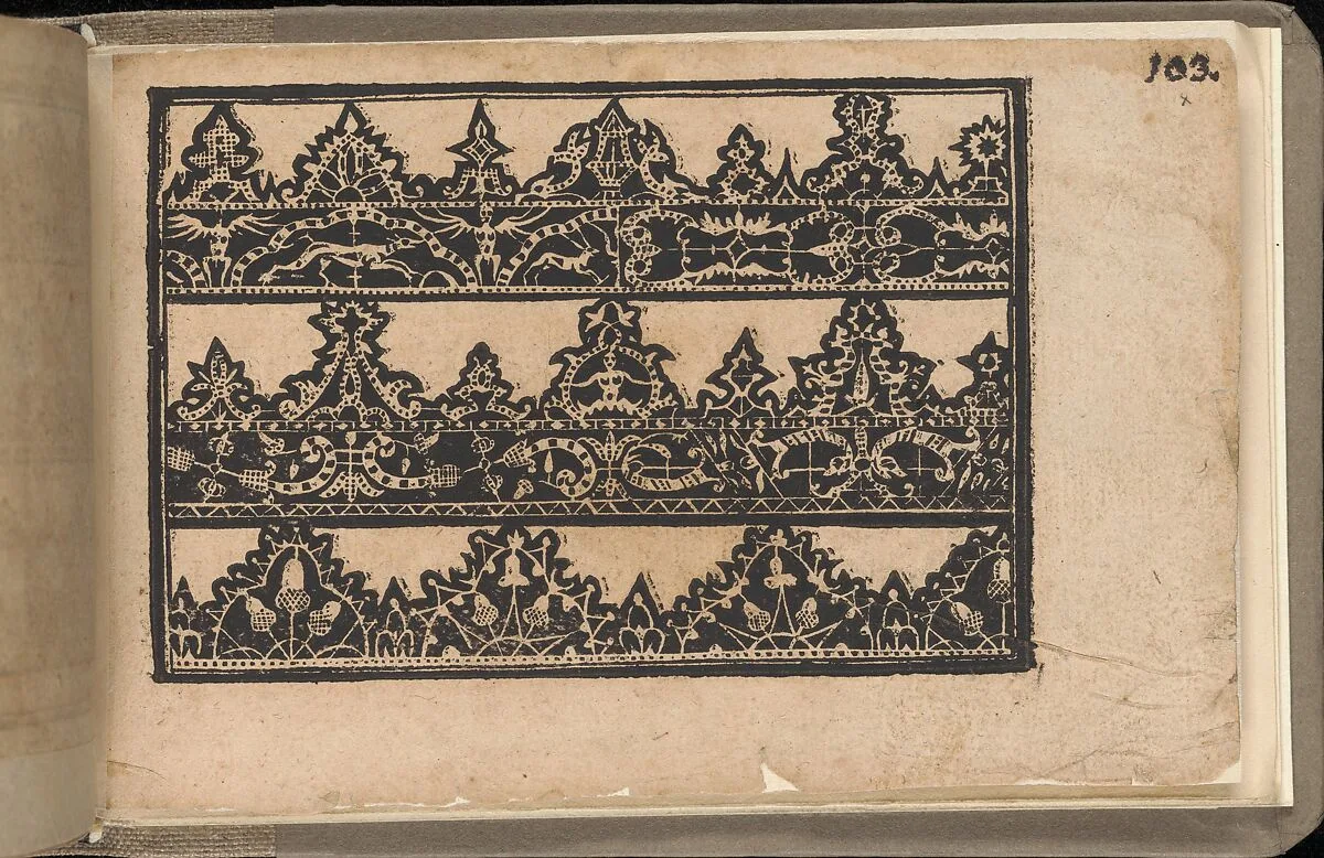 Schön newes Modelbuch (Page 103r) — Sigismundus Latomus