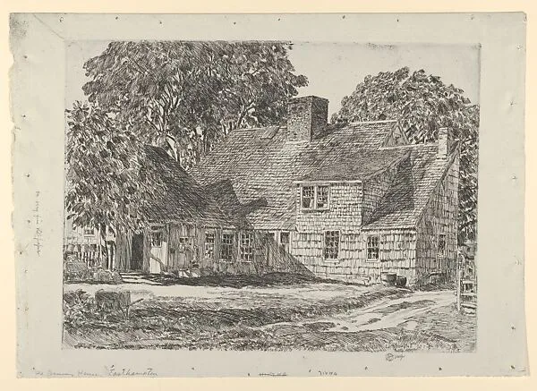 Old Dominy House, Easthampton — Childe Hassam